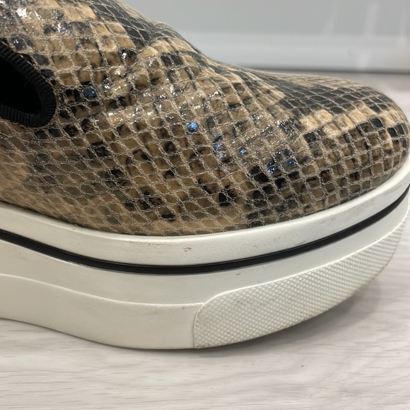 Stella McCartney Binx Python/Snakeskin Print Platform Shoes - Picture 13 of 16